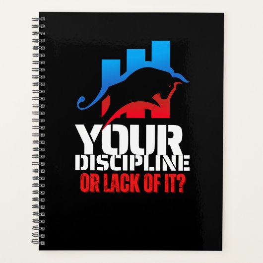 Trader motivation | Bull | Discipline プランナー手帳 (正面)