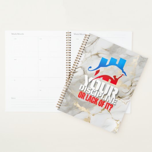 Trader motivation | Bull n Marble | Discipline プランナー手帳 (ディスプレー)