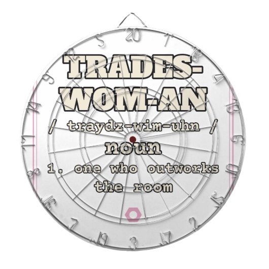 Trades-Wom-An — ダーツボード (正面)