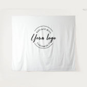 Tradeshow Backdrop Custom Logo Booth Business タペストリー (正面(横))