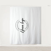 Tradeshow Backdrop Custom Logo Booth Business タペストリー (正面)