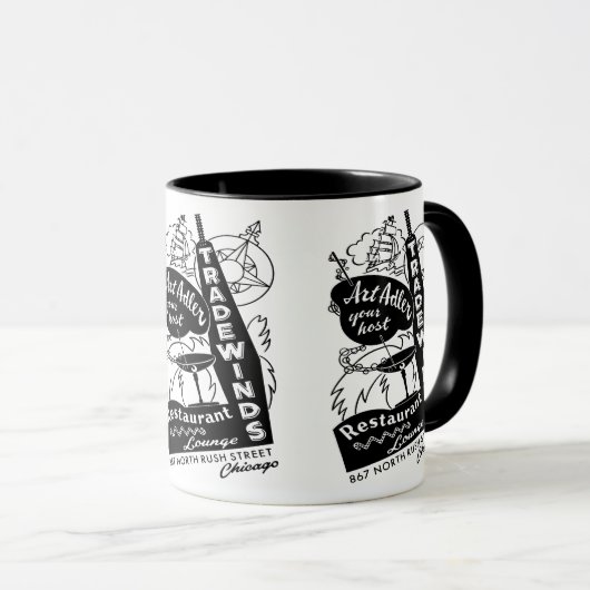 Tradewinds Restaurant and Lounge，シカゴ， IL マグカップ (正面右)