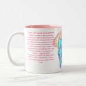 Tradgedyの苦闘、人の破損のマグ ツートーンマグカップ (左)