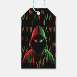 Trading Chart Pattern Streetwear Red Green Candle ギフトタグ