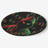 Trading Chart Pattern Streetwear Red Green Candle ペーパープレート (アングル)