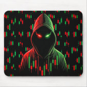 Trading Chart Pattern Streetwear Red Green Candle マウスパッド (正面)