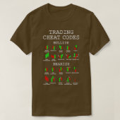 Trading Cheat Codes Bullish Market Bearish Tシャツ (デザイン正面)