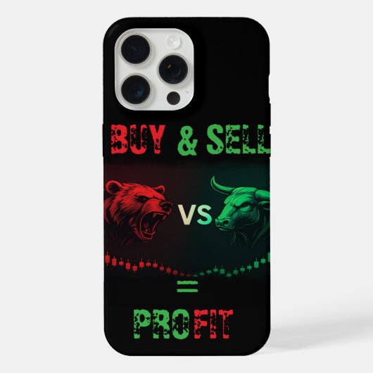 Trading Edge: スリムトレーダーiPhone 15 pro maxケース iPhoneケース (裏面)