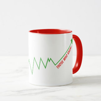 Trading Mindset ハット | 市場成長ミニマルチャート マグカップ