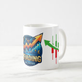 Trading Unlimited Stock Market Candlestick Chart コーヒーマグカップ (正面右)