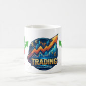 Trading Unlimited Stock Market Candlestick Chart コーヒーマグカップ (中央)