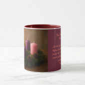 Traditional Advent Wreath First Sunday マグカップ (中央)