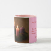 Traditional Advent Wreath Third Sunday マグカップ (中央)