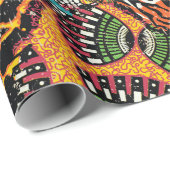 Traditional african fabric and wild animal skins p ラッピングペーパー (ロールコーナー)