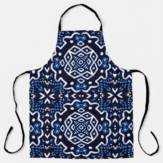 Traditional African Pattern. Tilework. Luxury Limi エプロン (正面)