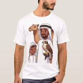 Traditional Arab Falcon Hunt Tシャツ (正面)