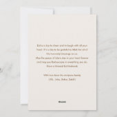 Traditional Arabic Coffee and Sweets Eid Mubarak シーズンカード (裏面)