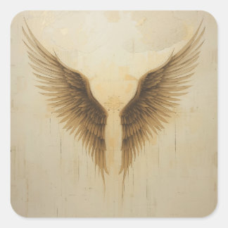 traditional art painting images featuring open win スクエアシール