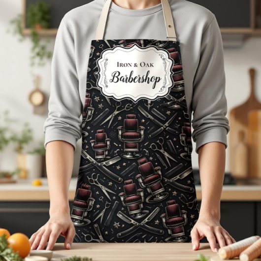 Traditional Barber Tools Classic Grooming エプロン
