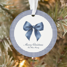 Traditional Blue Knot Christmas  オーナメント