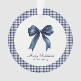 Traditional Blue Knot Christmas  オーナメント