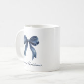 Traditional Blue Knot Christmas  コーヒーマグカップ (正面左)