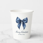 Traditional Blue Knot Christmas 紙コップ (裏面)