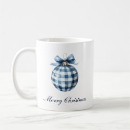 Traditional Blue Ornament Christmas  コーヒーマグカップ
