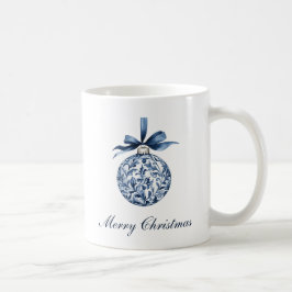 Traditional Blue Ornament Christmas  コーヒーマグカップ