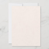 Traditional Blush Pink Monogram Wedding Invitation 招待状 (裏面)