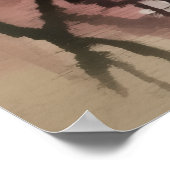 Traditional Castle On Lake ポスター (角)