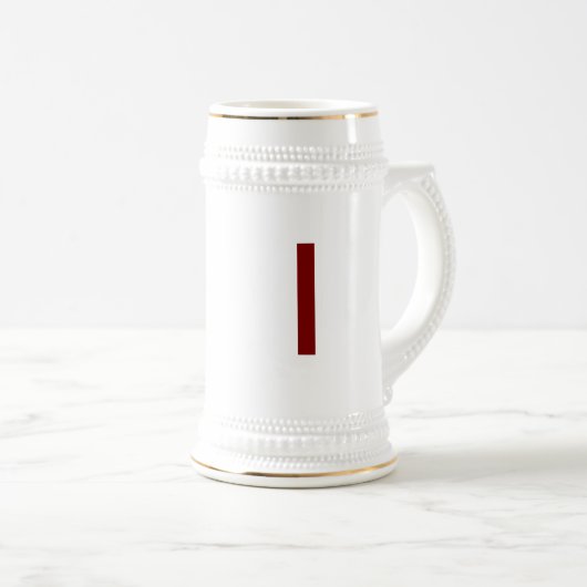 traditional ceramic beer stein ビールジョッキ (正面右)