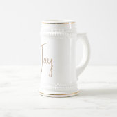 traditional ceramic beer stein ビールジョッキ (正面右)