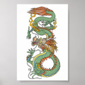Traditional Chinese dragon ポスター (正面)