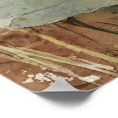 Traditional Chinese "flowers and birds" style pain ポスター (角)