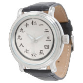 Traditional Chinese Hanzi Numerals Watch 腕時計 (アングル)
