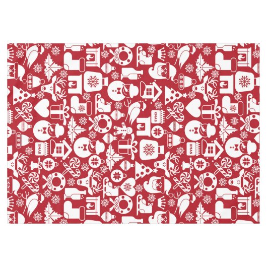 Traditional Christimas Tablecloth テーブルクロス (正面(横))
