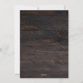 Traditional Christmas Dinner with Wine and Candle 招待状 (裏面)