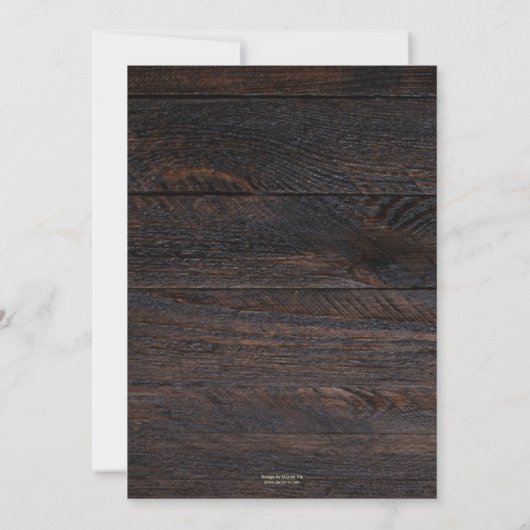 Traditional Christmas Dinner with Wine and Candle 招待状 (裏面)