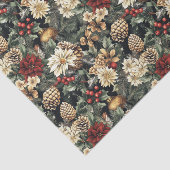 Traditional Christmas Pine Floral Holiday  薄葉紙 (詳細)