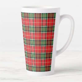 Traditional Christmas Plaid カフェラテマグ
