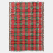 Traditional Christmas Plaid スローブランケット (正面縦)