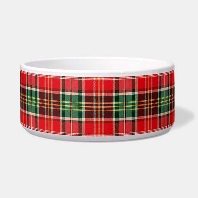 Traditional Christmas Plaid ボウル (正面)