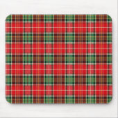 Traditional Christmas Plaid マウスパッド (正面)