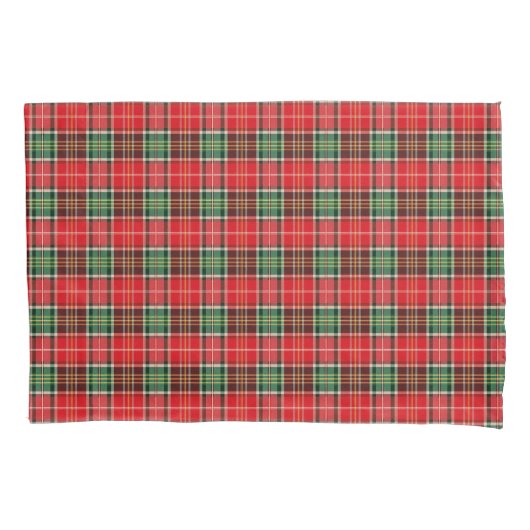 Traditional Christmas Plaid 枕カバー (正面)