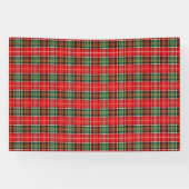 Traditional Christmas Plaid 横断幕 (横)