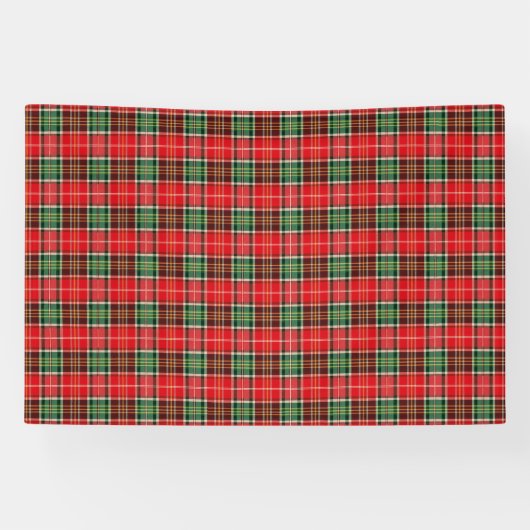 Traditional Christmas Plaid 横断幕 (横)