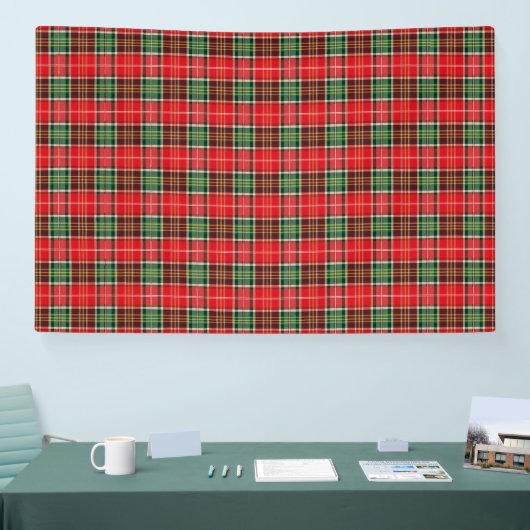 Traditional Christmas Plaid 横断幕 (トレードショー)