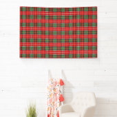 Traditional Christmas Plaid 横断幕 (インサイチュ)