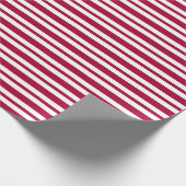 Traditional Christmas Stripes ラッピングペーパー (角)